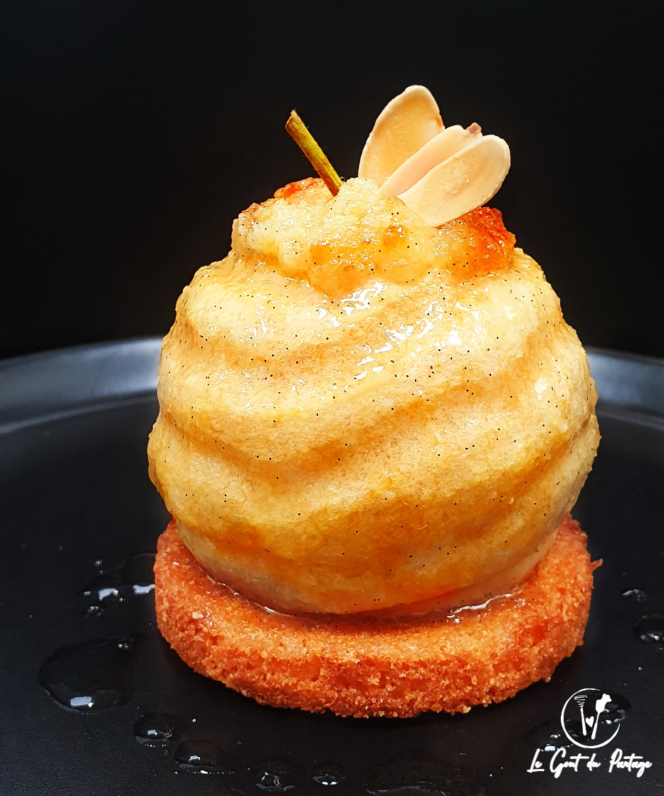  Pomme au four creme d'amande