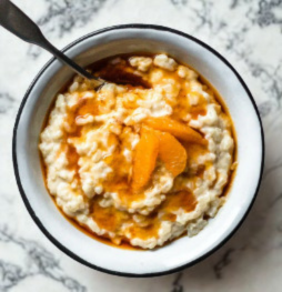  Riz au lait à la vanille et caramel de clémentine