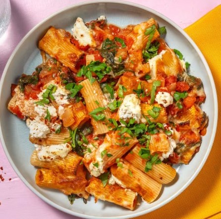  Rigatonni saucisse italienne, sauce tomate et buratta