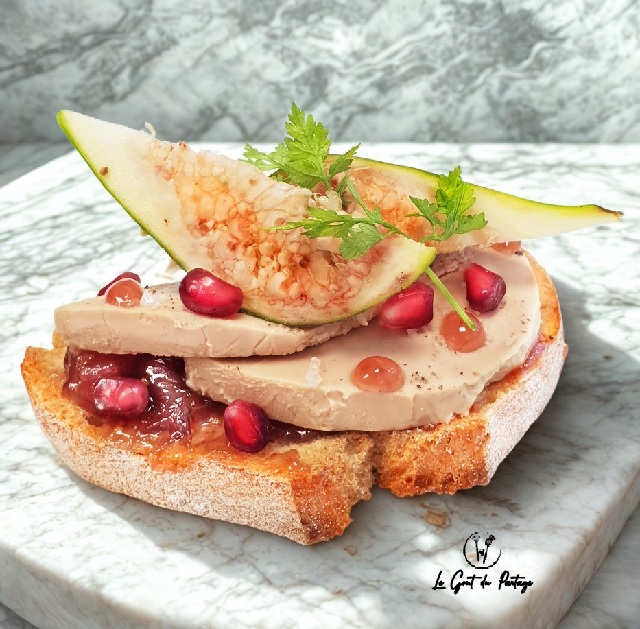  Ficelle croustille foie gras figue
