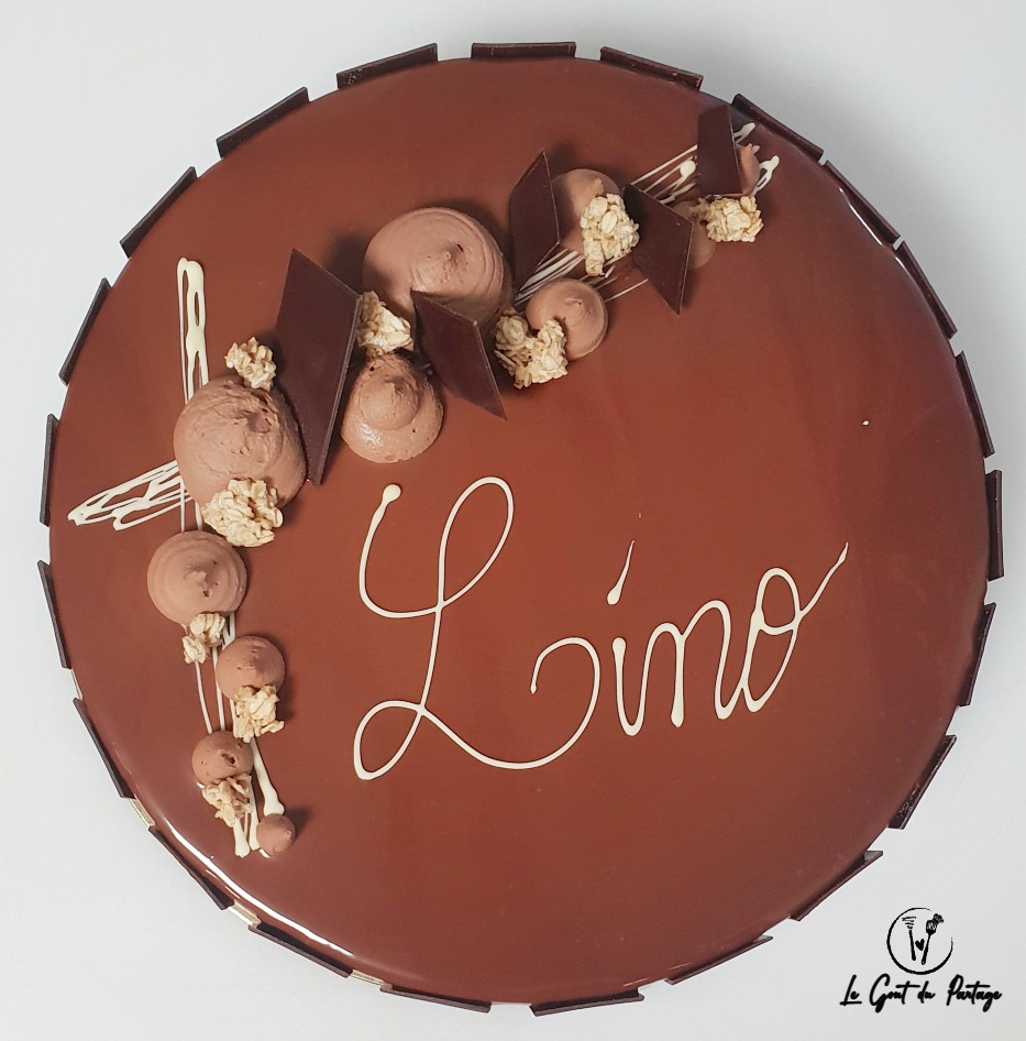  Entremet chocolat praliné noisette