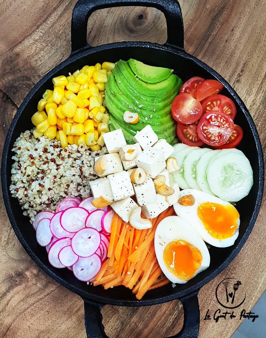  Poke bowl végé
