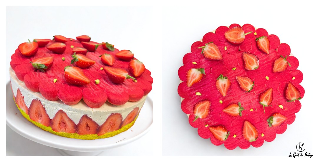  slide 1. Fraisier vanille pistache