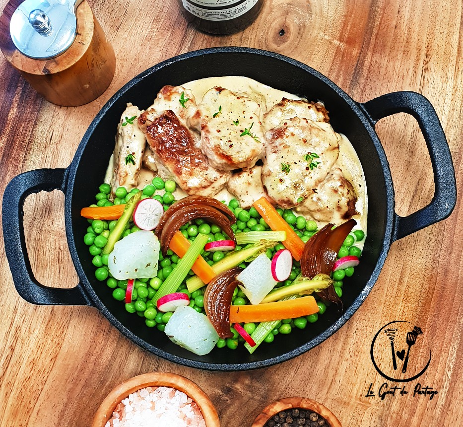 Mignon porc dijonnaise