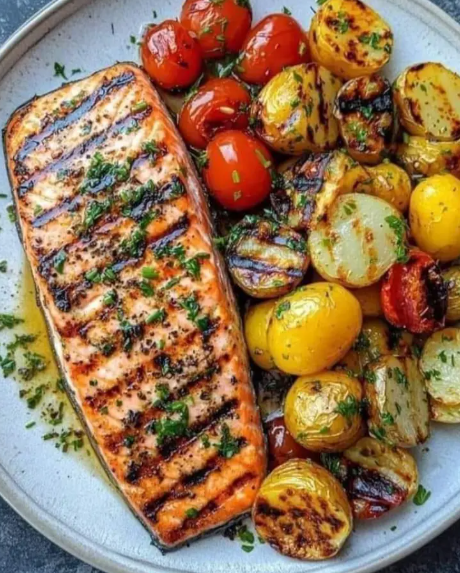 saumon grillé