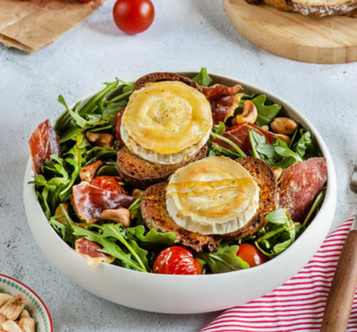 Salade de chèvre chaud